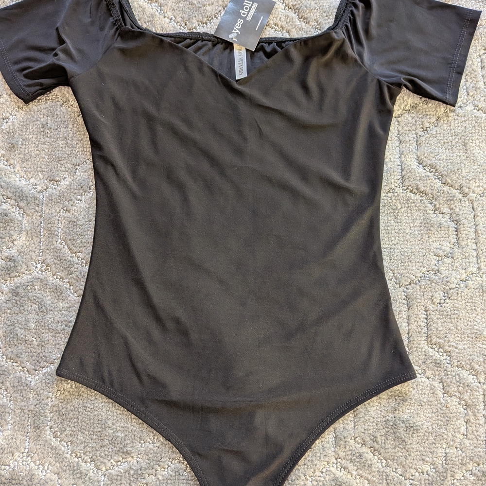 Elegant Black Women's Bodysuit